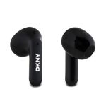 DKNY SATINY FINISH bluetooth fülhallgató SZTEREO (v5.3, TWS, mikrofon, zajszűrő + töltőtok) FEKETE