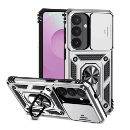   Defender szilikon telefonvédő (ütésállóság, tartógyűrű, kameravédő) EZÜST
