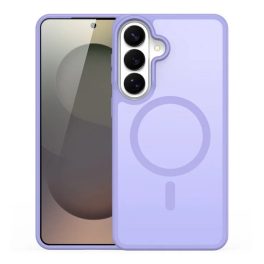   DUX DUCIS YIND szilikon telefonvédő (ütésállóság, kameravédő, matt, MagSafe) LILA