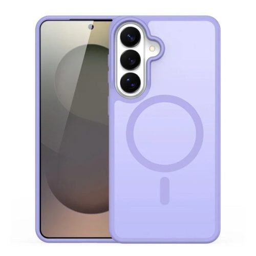 DUX DUCIS YIND szilikon telefonvédő (ütésállóság, kameravédő, matt, MagSafe) LILA