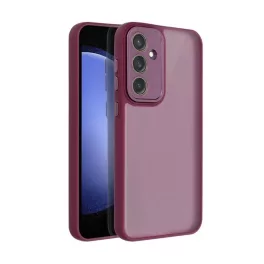   Szilikon telefonvédő (ütésállóság, akril hátlap, kameravédő) LILA