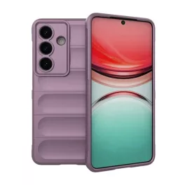   Szilikon telefonvédő (ütésállóság, kameravédő, 3D) LILA
