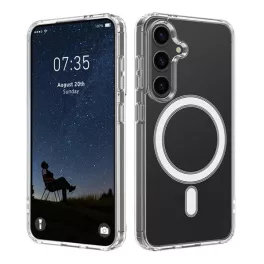   Szilikon telefonvédő (ütésállóság, légpárnás sarok, MagSafe) ÁTLÁTSZÓ