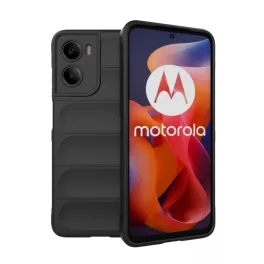   Szilikon telefonvédő (ütésállóság, kameravédő, 3D) FEKETE