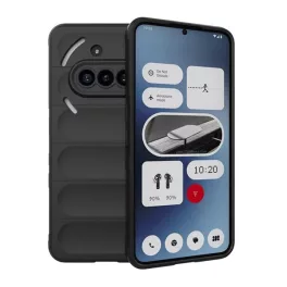   Szilikon telefonvédő (ütésállóság, kameravédő, 3D) FEKETE