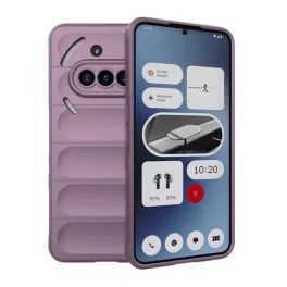   Szilikon telefonvédő (ütésállóság, kameravédő, 3D) LILA