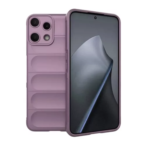 Szilikon telefonvédő (ütésállóság, kameravédő, 3D) LILA