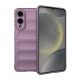 Szilikon telefonvédő (ütésállóság, kameravédő, 3D) LILA
