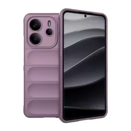   Szilikon telefonvédő (ütésállóság, kameravédő, 3D) LILA