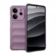 Szilikon telefonvédő (ütésállóság, kameravédő, 3D) LILA