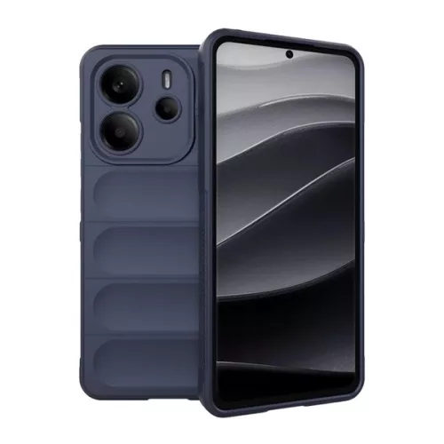 Szilikon telefonvédő (ütésállóság, kameravédő, 3D) SÖTÉTKÉK