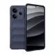 Szilikon telefonvédő (ütésállóság, kameravédő, 3D) SÖTÉTKÉK