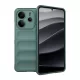 Szilikon telefonvédő (ütésállóság, kameravédő, 3D) SÖTÉTZÖLD