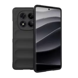   Szilikon telefonvédő (ütésállóság, kameravédő, 3D) FEKETE