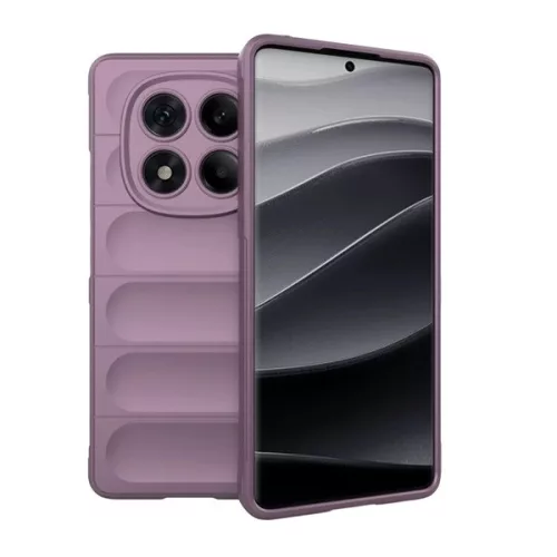 Szilikon telefonvédő (ütésállóság, kameravédő, 3D) LILA
