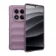 Szilikon telefonvédő (ütésállóság, kameravédő, 3D) LILA