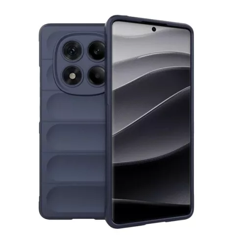 Szilikon telefonvédő (ütésállóság, kameravédő, 3D) SÖTÉTKÉK