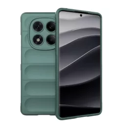   Szilikon telefonvédő (ütésállóság, kameravédő, 3D) SÖTÉTZÖLD
