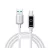 JOYROOM STARFLIGHT adatkábel (USB - Type-C, 66W, PD gyorstöltő, LED jelzés, 120cm) FEHÉR