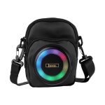 HOCO HC41 bluetooth hangszóró (v5.4, 2500mAh belső akku, kártyaolvasó, kézitáska, vállpánt, LED) FEKETE
