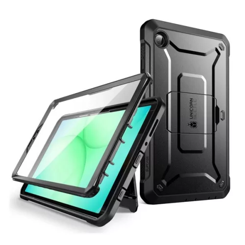 SUPCASE UNICORN BEETLE PRO műanyag telefonvédő (360°-os védelem, erős ütésállóság, műanyag előlap) FEKETE