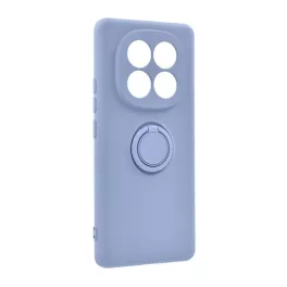   Szilikon telefonvédő (tartógyűrű, mikrofiber plüss belső, mágneses, kameravédő) LILA