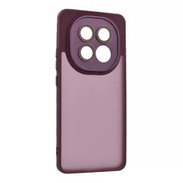   Szilikon telefonvédő (ütésállóság, akril hátlap, kameravédő) LILA