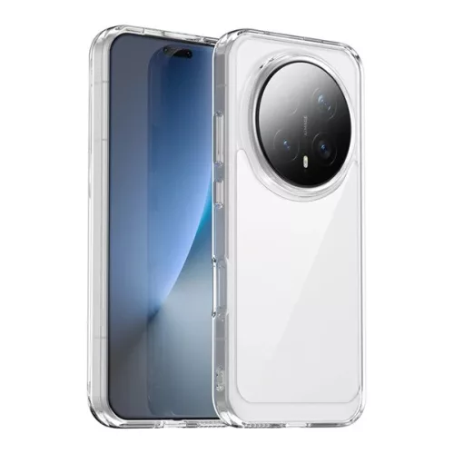 Szilikon telefonvédő (ütésállóság, átlátszó hátlap) ÁTLÁTSZÓ