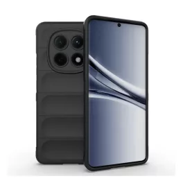   Szilikon telefonvédő (ütésállóság, kameravédő, 3D) FEKETE