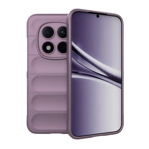 Szilikon telefonvédő (ütésállóság, kameravédő, 3D) LILA