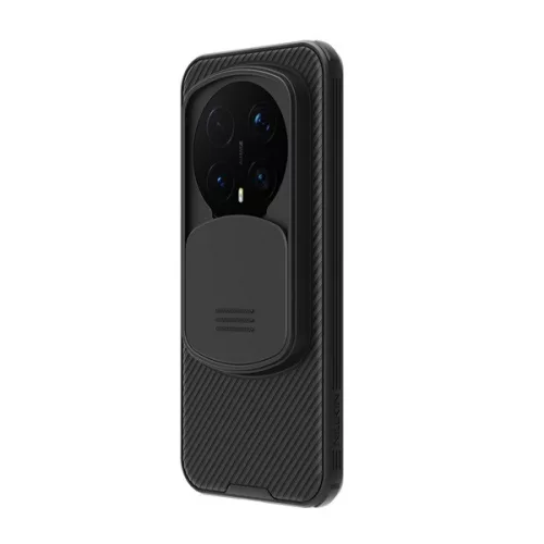 NILLKIN CAMSHIELD PRO szilikon telefonvédő (ütésállóság, kameravédő, csíkos) FEKETE