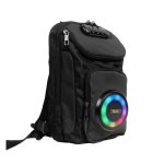 HOCO HC42 bluetooth hangszóró (v5.4, 2500mAh belső akku, kártyaolvasó, LED, hátizsák, számzár) FEKETE