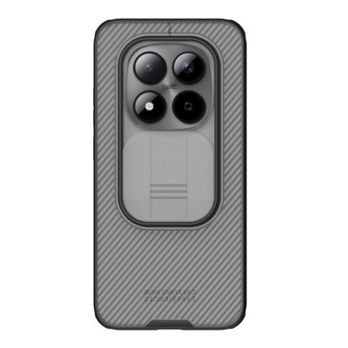 NILLKIN CAMSHIELD PRO szilikon telefonvédő (ütésállóság, kameravédő, csíkos) ÁTLÁTSZÓ/FEKETE