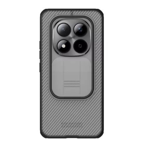 NILLKIN CAMSHIELD PRO szilikon telefonvédő (ütésállóság, kameravédő, csíkos) ÁTLÁTSZÓ/FEKETE