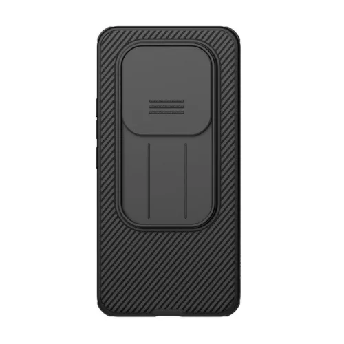 NILLKIN CAMSHIELD PRO szilikon telefonvédő (ütésállóság, kameravédő, csíkos) FEKETE