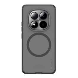   NILLKIN SUPER FROSTED PRO MAGNETIC műanyag telefonvédő (mágneses, ütésállóság, gumírozott) ÁTLÁTSZÓ/FEKETE