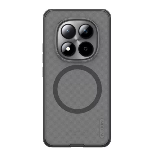 NILLKIN SUPER FROSTED PRO MAGNETIC műanyag telefonvédő (mágneses, ütésállóság, gumírozott) ÁTLÁTSZÓ/FEKETE