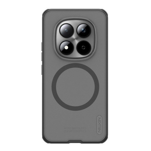 NILLKIN SUPER FROSTED PRO MAGNETIC műanyag telefonvédő (mágneses, ütésállóság, gumírozott) ÁTLÁTSZÓ/FEKETE