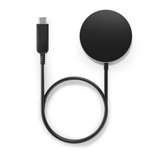 Designed for SAMSUNG töltő (Type-C, 15W, wireless, mágneses, Qi2) FEKETE
