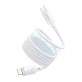   BASEUS PICOGO adatkábel (Type-C - Type-C, 240W, PD gyorstöltő, mágneses, 100cm) FEHÉR