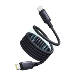   BASEUS PICOGO adatkábel (Type-C - Type-C, 240W, PD gyorstöltő, mágneses, 100cm) FEKETE