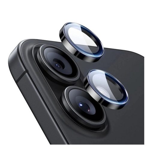 ESR ARMORITE kameravédő üveg 2db (2.5D, 9H, EXTRA erős, csak lencse + segédkeret) FEKETE