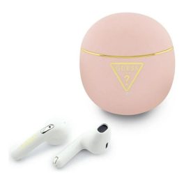   GUESS GOLD LINE TRIANGLE bluetooth fülhallgató SZTEREO (v6.0, TWS, mikrofon, IPX5 vízálló + töltőtok) RÓZSASZÍN