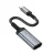 HOCO UA43A adapter kábel (Type-C - HDMI aljzat, 4K, 20cm) SÖTÉTSZÜRKE