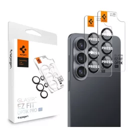   SPIGEN OPTIK PRO HD kameravédő üveg 2db (9H, csak lencse) FEKETE