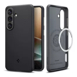   SPIGEN NANO POP szilikon telefonvédő (kameravédő, MagSafe) FEKETE