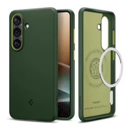   SPIGEN NANO POP szilikon telefonvédő (kameravédő, MagSafe) SÖTÉTZÖLD