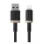 BASEUS DURA adatkábel (USB - lightning, 12W, gyorstöltő, törésgátló, cipőfűző, 100cm) ARANY/FEKETE
