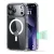 ESR CLASSIC HYBRID szilikon telefonvédő (ütésállóság, légpárnás sarok, MagSafe) ÁTLÁTSZÓ