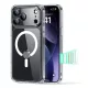 ESR CLASSIC HYBRID szilikon telefonvédő (ütésállóság, légpárnás sarok, MagSafe) ÁTLÁTSZÓ